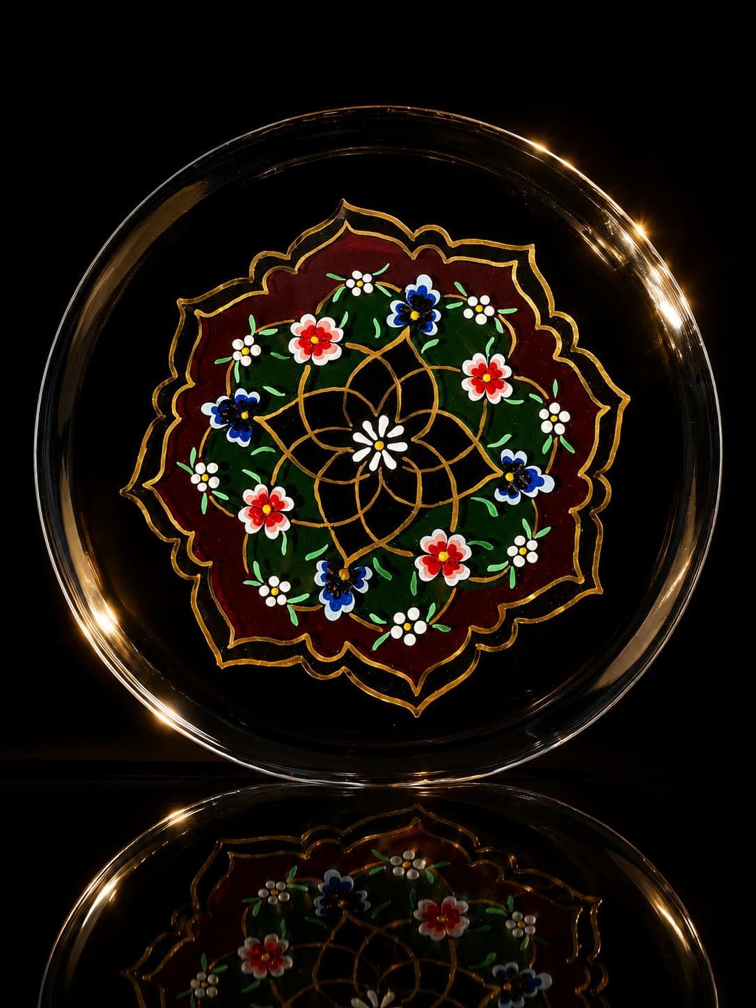Kızıl Bahçe Mandala Tabak